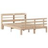 vidaXL Bed Frame with Headboard without Mattress 120x190 cm Small Double