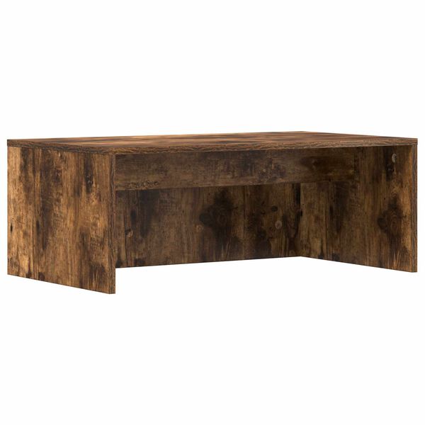 vidaXL Wall-Mounted Desk Smoked Oak 80 x 45 x 30 cm Engineered Wood