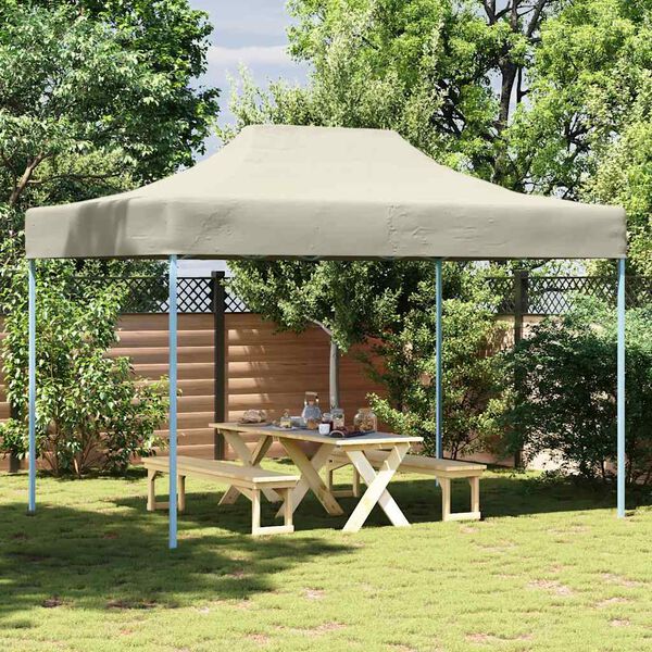 vidaXL Professional Folding Party Tent 3x4 m Steel Cream