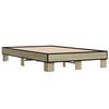 vidaXL Bed Frame without Mattress Sonoma Oak 140x190 cm