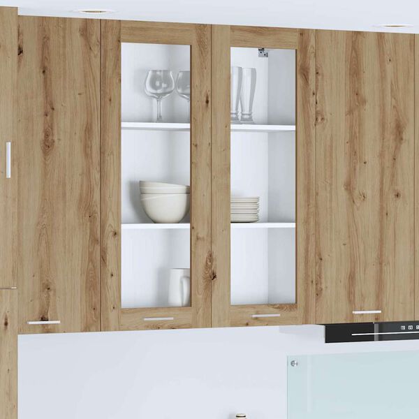 vidaXL Hanging Cabinet Artisan Oak 80 x 31 x 100 cm Engineered Wood