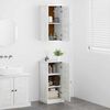 vidaXL Bathroom Furniture Set VIGO 2 pcs White and Antique White