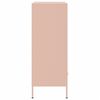 vidaXL Highboard Pink 68x39x101.5 cm Steel