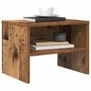 vidaXL Bedside Cabinet 2 pcs Old wood 40 x 40 x 30 cm Engineered wood