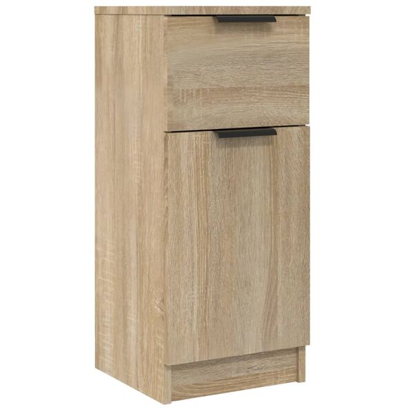 vidaXL Sideboard Sonoma Oak 30x30x70 cm Engineered Wood