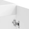 vidaXL Sink Base Cabinet with Door Porto 2 pcs White Engineered wood