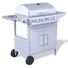 vidaXL Outdoor Grills Silver Stainless Steel