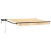 vidaXL Manual Retractable Awning with LEDs 2.5 x 2 m