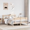 vidaXL Bed Frame without Mattress 140x200 cm Solid Wood Pine