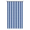 vidaXL Outdoor Roller Blind 90% UV Block Blue and White Stripe HDPE