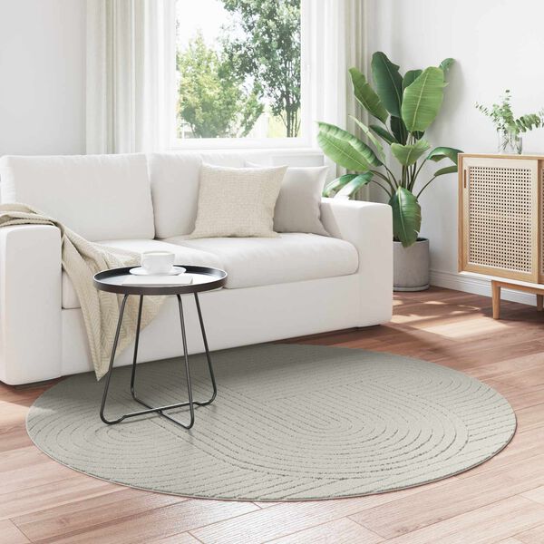 vidaXL Area Rugs Round PALMERAS Green &Oslash; 200 CM Polyester