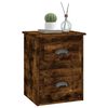 vidaXL Wall-mounted Bedside Cabinet Smoked Oak 41.5x36x53cm