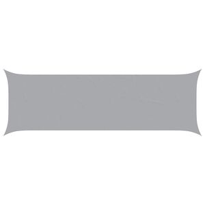 vidaXL Sun Shade Sail Light Grey 6 x 2 m 100% Polyester Oxford