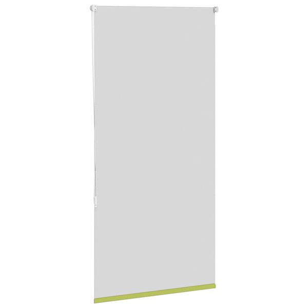 vidaXL Roller Blind Blackout Leaves Green 75x175 cm Fabric Width 70.7 cm Polyester
