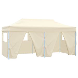 vidaXL Party Tent 291 x 580 x 315 cm Cream Oxford Fabric