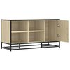 vidaXL Shoe Bench Sonoma Oak 100x40x53.5 cm Engineered Wood and Metal