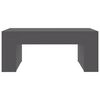vidaXL Coffee Table Grey 100x60x42 cm Engineered Wood