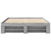 vidaXL Bed Frame without Mattress Grey Sonoma 160x200 cm Engineered Wood