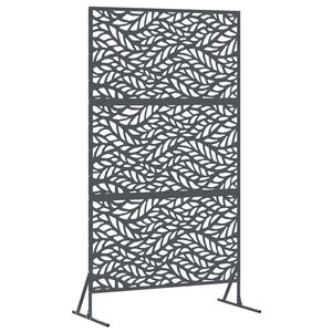 vidaXL Privacy Screen 100 x 50 x 180 cm Steel Anthracite