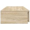 vidaXL Bed Drawers Sonoma Oak 120 x 36.5 x 16.5 cm Engineered Wood