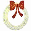 vidaXL Wreath Warm white 120 x 120 x 10 cm PET 150 LEDs