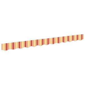 vidaXL Awning Valance Replacement Yellow and Orange 2.5 m Polyester