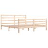 vidaXL Bed Frame without Mattress Solid Wood Pine 200x200 cm