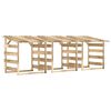 vidaXL Pergolas with Roofs 3 pcs 100x90x100 cm Impregnated Pinewood