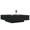 vidaXL Coffee Table Black 100x100x31 cm Engineered Wood