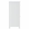 vidaXL Bathroom Cabinet BERG White 40x34x80 cm Solid Wood Pine