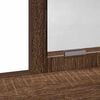 vidaXL Dressing Table Brown Oak 79 x 41 x 140 cm Engineered Wood