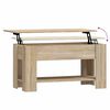 vidaXL Coffee Table Sonoma Oak 101x49x52 cm Engineered Wood