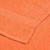 vidaXL Hand Towels 10 pcs "FROGN" Orange 50x100 cm 100% Cotton