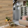 WallArt Wood Look Planks Natural Oak Latte Brown