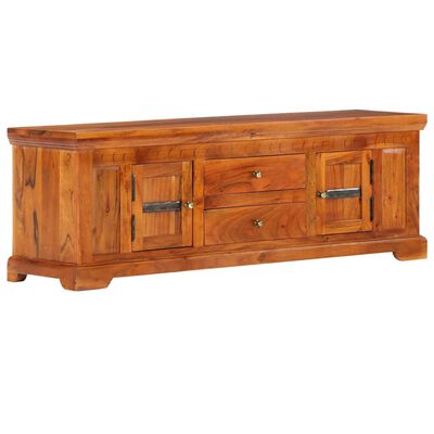 vidaXL TV Cabinet 119x30x40 cm Solid Acacia Wood