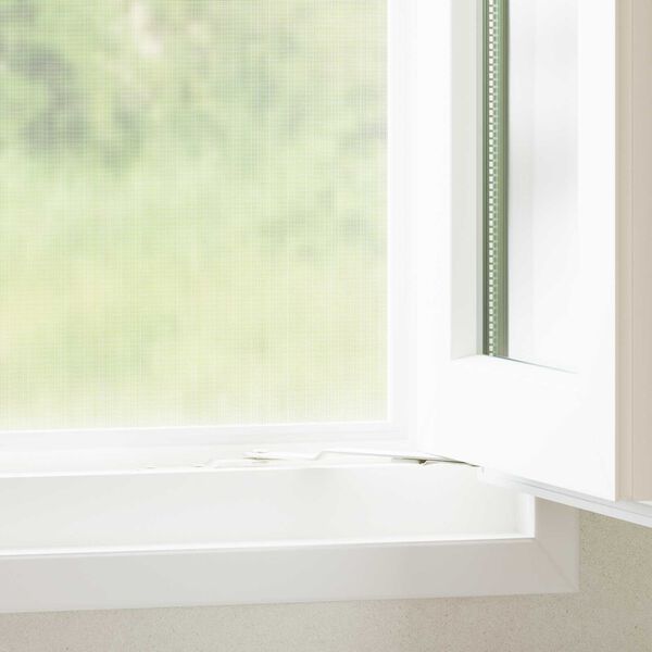 vidaXL Insect Mesh Screen White 60 x 2000 cm Fibreglass