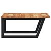 vidaXL Basin Shelf Wall Mounted Steel and Solid Wood Acacia