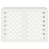 vidaXL Air Conditioner Cover White 100 x 50 x 70 cm Steel