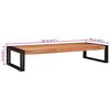 vidaXL Bathroom Shelf Brown 120 x 50 x 23 cm Solid Acacia Wood