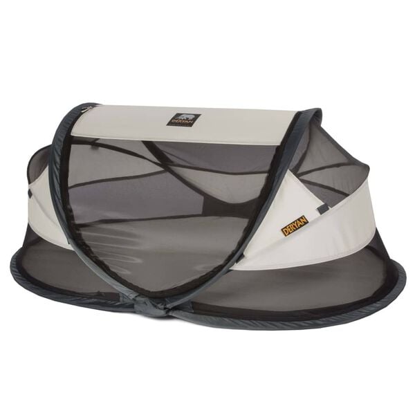 DERYAN Pop-up Travel Cot Baby Luxe with Mosquito Net Cream
