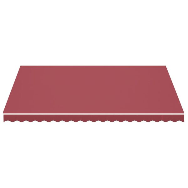 vidaXL Replacement Fabric for Awning Burgundy Red 4.5x3.5 m