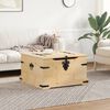 vidaXL Storage Box Corona 78x78x45 cm Solid Wood Pine