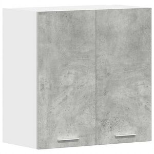 vidaXL Kitchen Wall Cabinet Concrete Grey 60x31x60 cm Engineered Wood