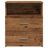 vidaXL Bedside Cabinet Old Wood 50x32x60cm Engineered Wood