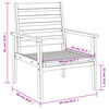 vidaXL 5 Piece Garden Lounge Set Solid Wood Acacia