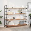 vidaXL Floating Shelves 2 pcs 160x40x2 cm Oil Finished Solid Wood Acacia