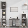 vidaXL Sink Cabinet Grey Sonoma 80x33x60 cm Engineered Wood