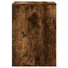 vidaXL Corner Chest of Drawers Smoked Oak 60x41x58 cm Engineered Wood
