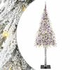 vidaXL Christmas Tree with 300 LEDs White 210 cm PE and Steel