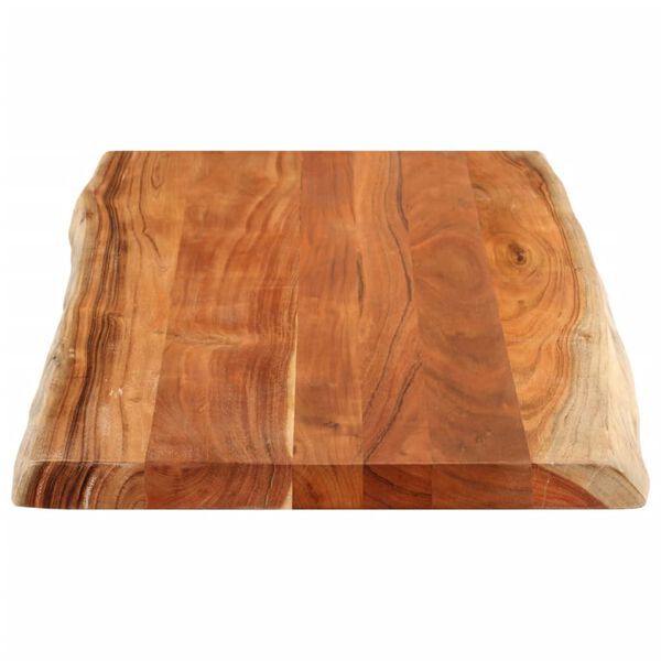 vidaXL Table Top 100x60x2.5 cm Rectangular&nbsp;Solid Wood Acacia Live Edge